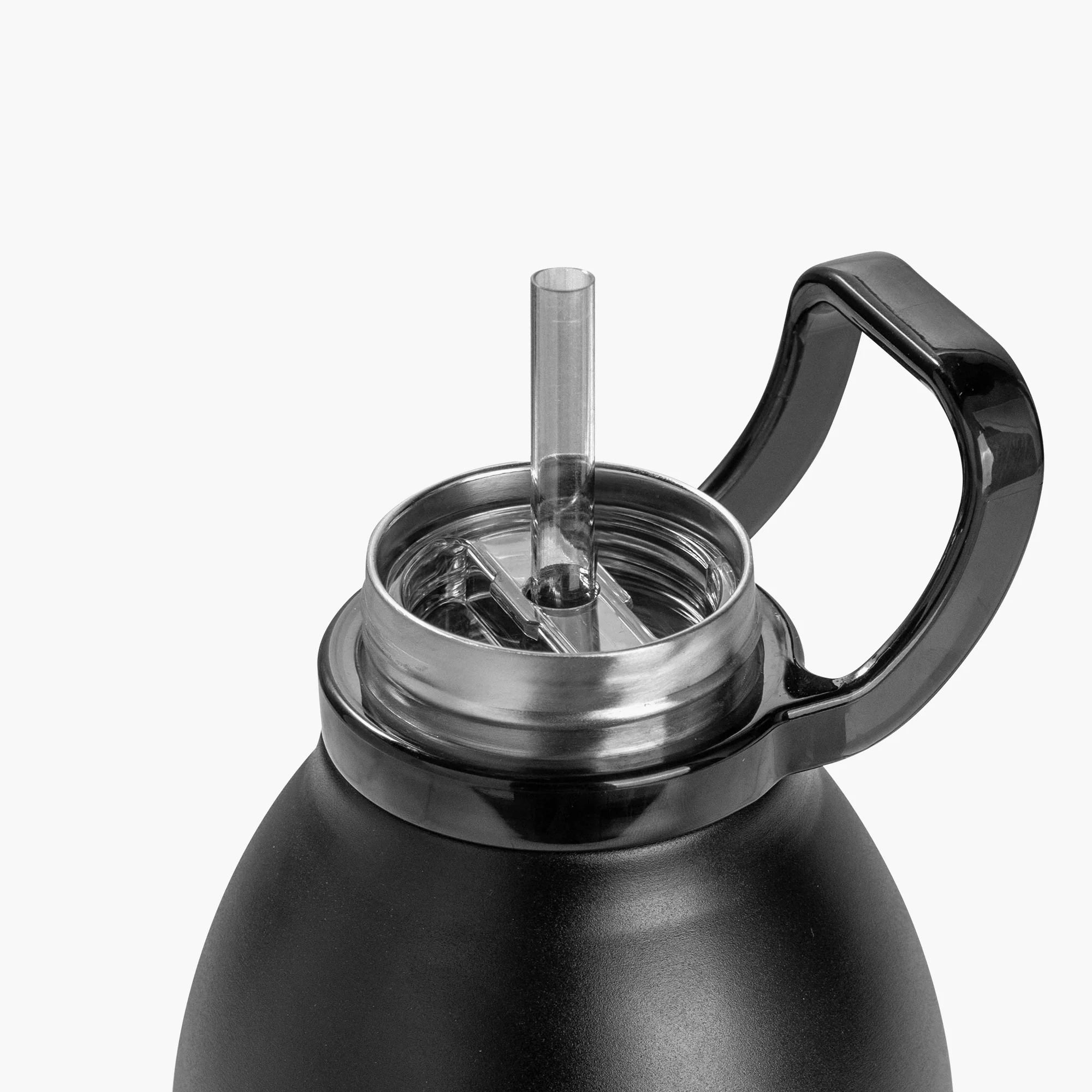 Big Capacity Outdoor Sports Bottle with Handle & Straw - Image 8