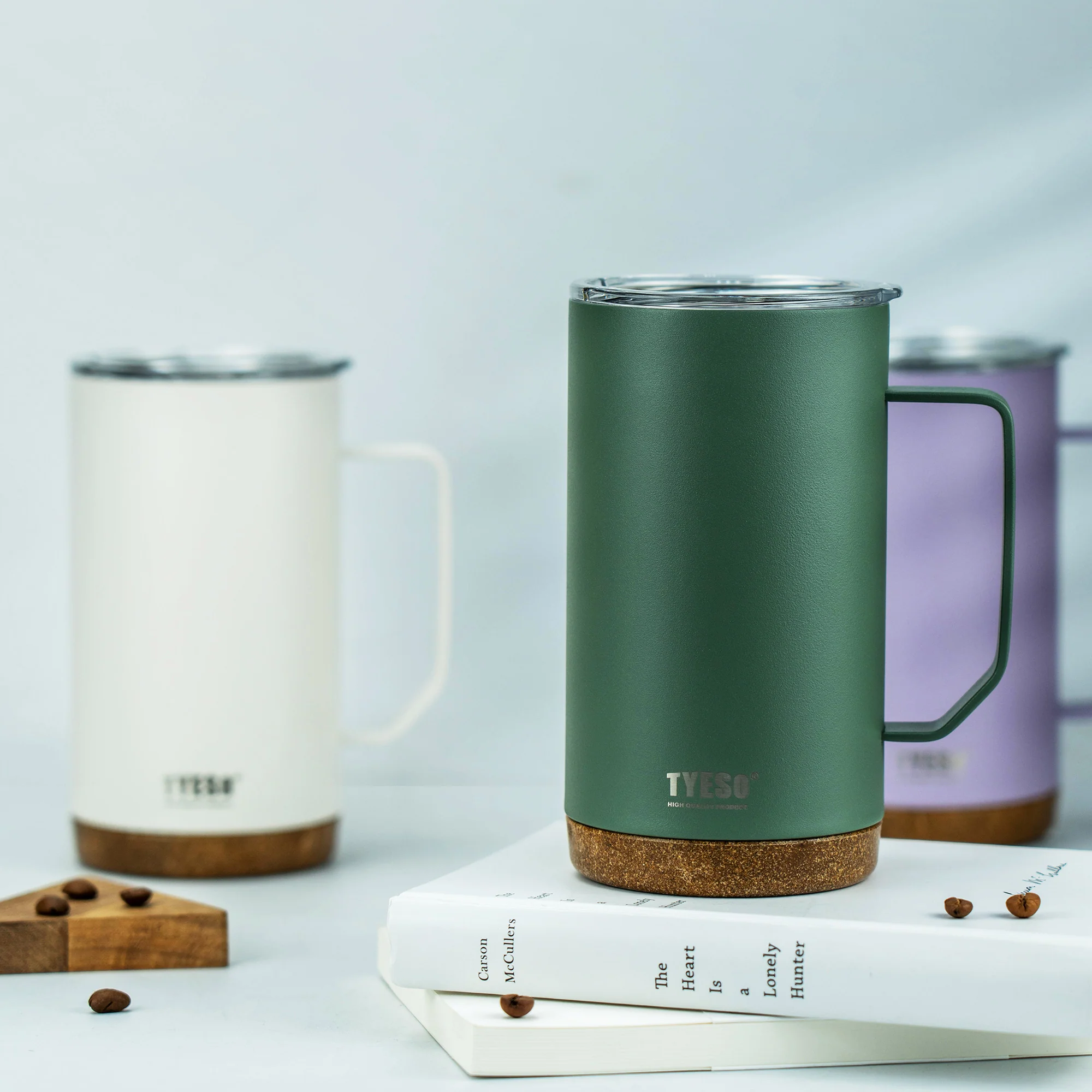 Coffee Mug with Wood-Plastic Bottom 30# - Image 13