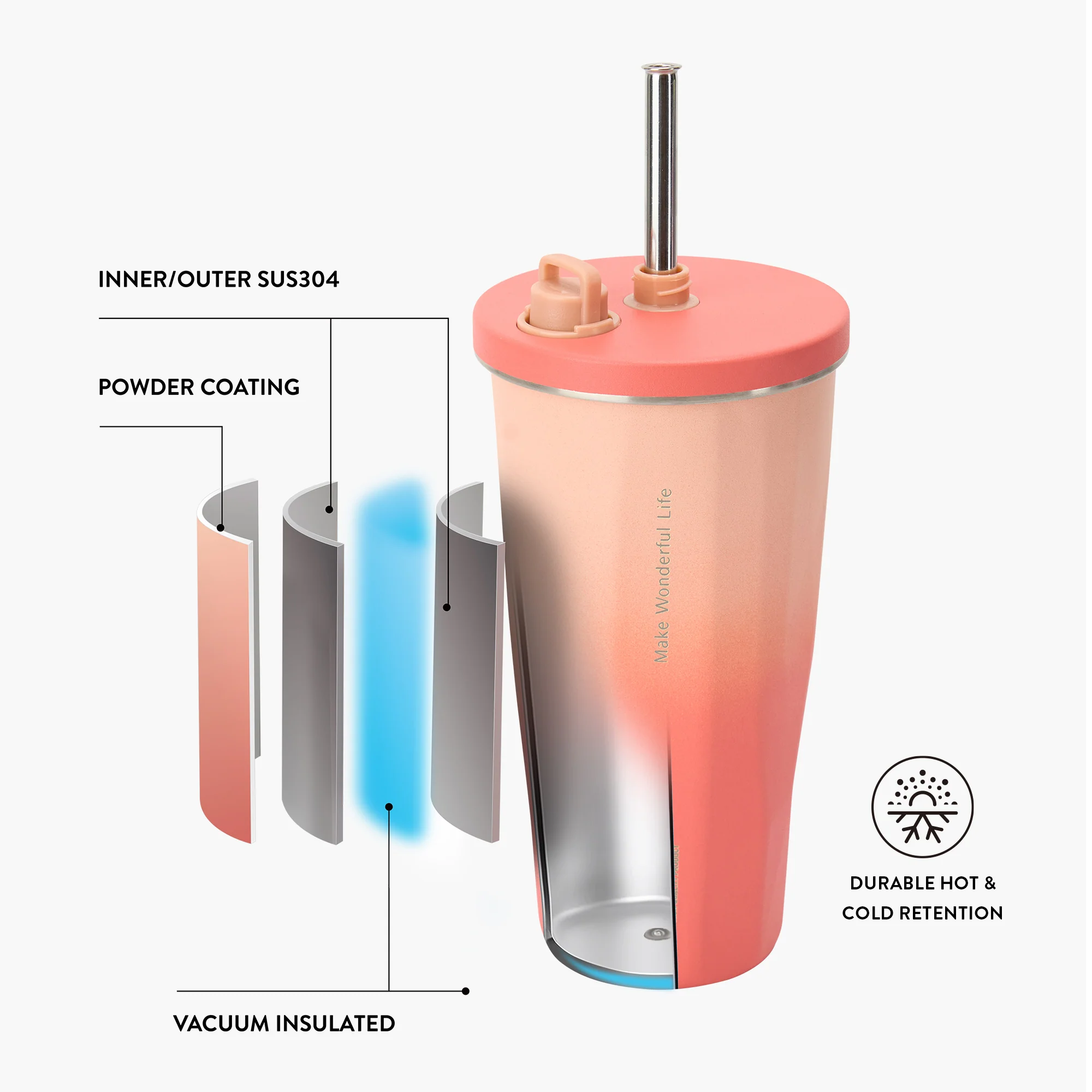 FLAIR 2.0 Retractable Straw Tumbler - Image 27