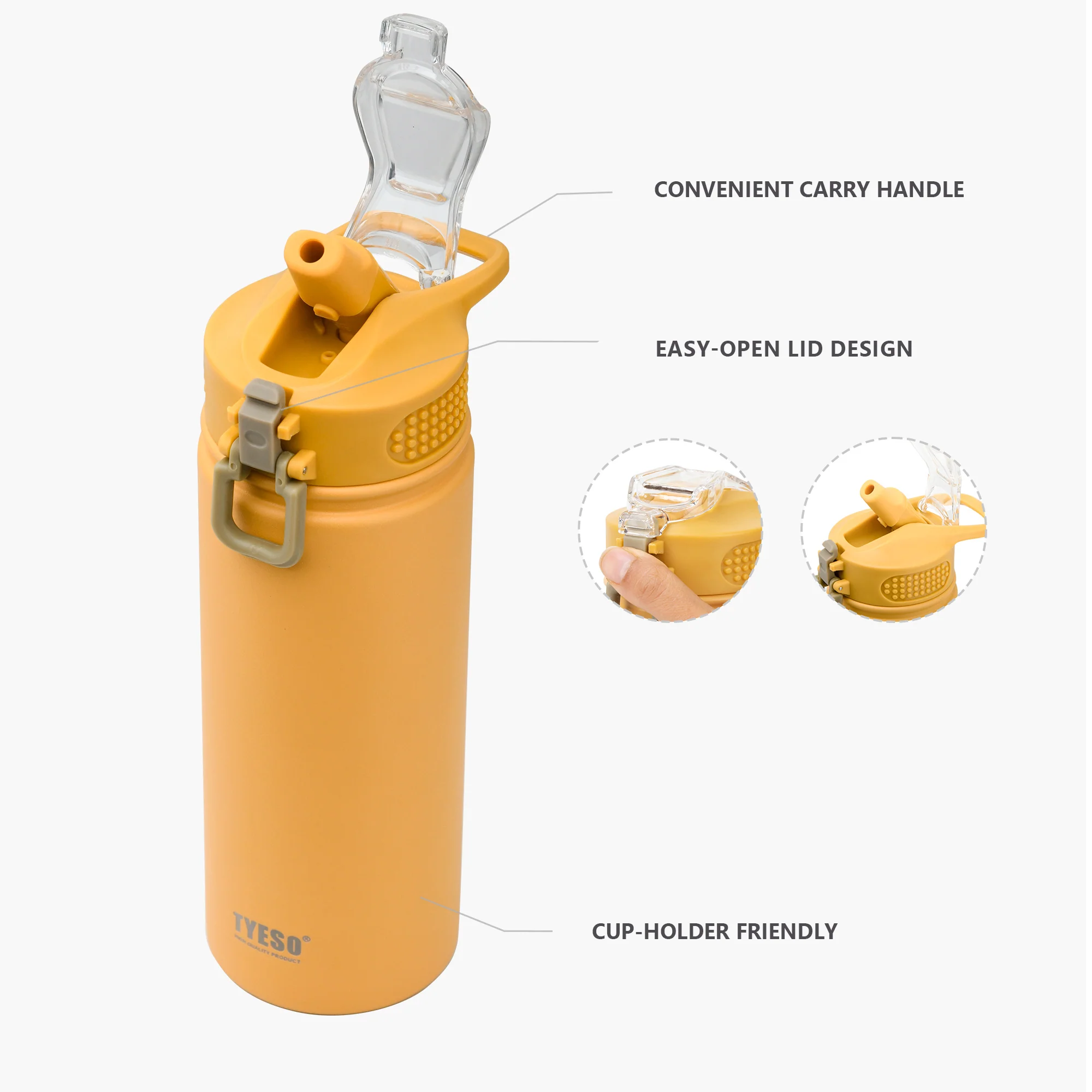 WANDER Lockable Straw Bottle - Image 9